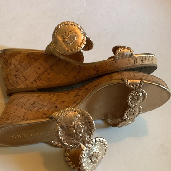 Jack Rogers Lauren Mid Wedge Sandals 7.5 - Picture 10 of 13